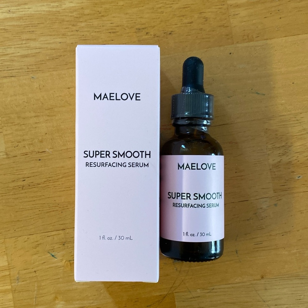 mae love super smooth resurfacing serum